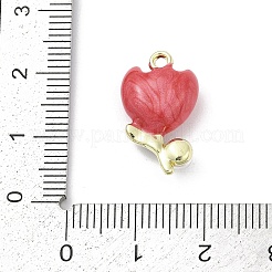 Alloy Enamel Pendants&nbsp;PALLOY-R151-45G-05