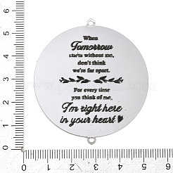 304 Stainless Steel Connector Charms&nbsp;SA-CBA5926-08P-02