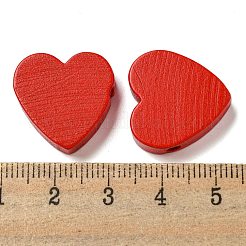 Printed Wood Beads&nbsp;WOOD-G022-24A