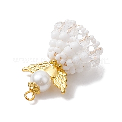 Handmade Seed Beads Pendants&nbsp;PALLOY-MZ00402-01