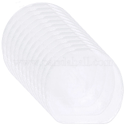 PVC卓球ラケット保護フィルム12枚  ラウンド  透明  163x160x0.2mm&nbsp;AJEW-CN0005-93
