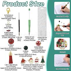 Christmas Theme DIY Beadable Pen Making Kits&nbsp;DIY-FS0009-41