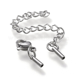 Tarnish Resistant 304 Stainless Steel Curb Chain Extender&nbsp;STAS-K195-29P-015
