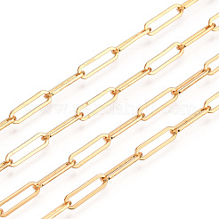 Brass Paperclip Chains&nbsp;CHC-TAC0009-02G