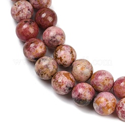 Natural Rhodonite Beads Strands&nbsp;G-G206-A02-8mm