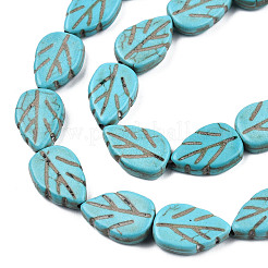 Gemstone Beads Strands&nbsp;TURQ-S240-14x10mm-2