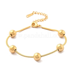 304 Stainless Steel Satellite Chains Bracelets for Women&nbsp;BJEW-D337-01C-G