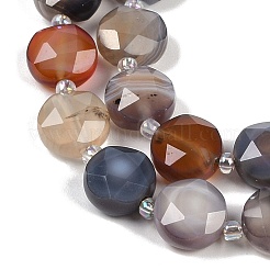 Natural Botswana Agate Beads Strands&nbsp;G-C116-A65-01