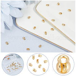 40Pcs Brass Bead Tips&nbsp;KK-BBC0025-34