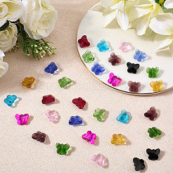 120Pcs 12 Colors Transparent Glass Beads&nbsp;GLAA-LT0001-02