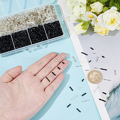 8スタイルのガラスツイストビューグルビーズ  不透明色  ミックスカラー  5~12x2mm  穴：0.5mm  1942個/セット&nbsp;SEED-AR0001-44