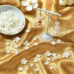 12 Styles ABS Plastic Imitation Pearl & Resin Bead Caps&nbsp;DIY-CJ0002-40