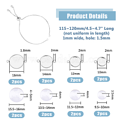 DIY Blank Dome Links Bracelet Making Kits&nbsp;DIY-DC0002-48