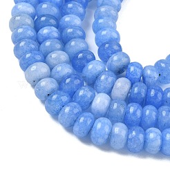 Dyed Natural White Jade Beads Strands&nbsp;GG-CBA9281-A10-5x8mm