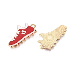 Rack Plating Alloy Enamel Pendants&nbsp;LS-ENAM-N056-387KCG-03