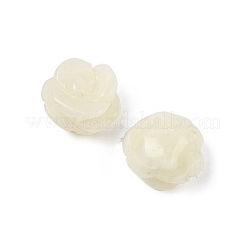 天然な新しい翡翠のビーズ  ローズ  11.5~12.5x12~12.5x8~9mm  穴：1mm&nbsp;G-O156-C-29