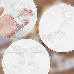 3 Yards Polyester Embroidery 3D Bowknot Lace Trims&nbsp;OCOR-AR0001-80