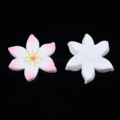Spray Painted Opaque Resin Cabochons&nbsp;CRES-S302-55
