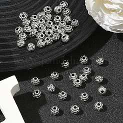 Tibetan Style Alloy Flower Spacer Beads&nbsp;X-TIBEB-O004-74