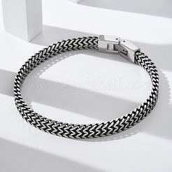 304 Stainless Steel Wheat Chain Bracelets for Women Men&nbsp;STAS-N117-02ASP