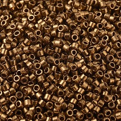 MIYUKIデリカビーズ  シリンダー  日本製シードビーズ  11/0  （db0115)ダークトパーズゴールド光沢  1.3x1.6mm  穴：0.8mm  約100000個/500g&nbsp;SEED-MY11-DB0115