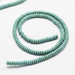 Synthetic Turquoise Bead Strands&nbsp;G-P286-05-4mm-01