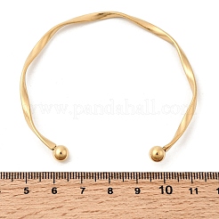 304 Stainless Steel Cuff Bangles for Women&nbsp;BJEW-D407-01G