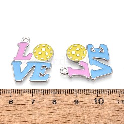 Alloy Enamel Sports Pendants&nbsp;ENAM-T022-76P