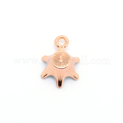 合金ラインストーンペンダント  スター  ゴールドカラー  アクアマリン  15.5x11x6.5mm  穴：1.5mm&nbsp;ALRI-WH0002-03G-01
