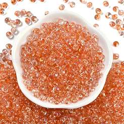 6/0 Spray Paint Fringe Glass Seed Beads&nbsp;SEED-H003-11C