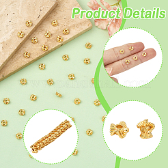 80Pcs Brass Spacer Beads&nbsp;KK-BBC0020-77