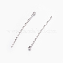 Tarnish Resistant 304 Stainless Steel Ball Head Pins&nbsp;S-STAS-O105-04-0.6x25
