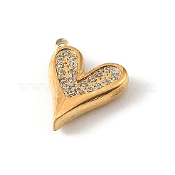 304 Stainless Steel Rhinestone Pendants&nbsp;STAS-Z205-03G