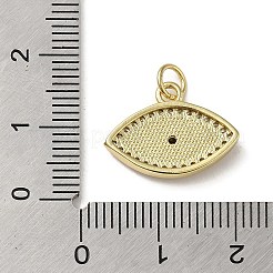 Brass Micro Pave Cubic Zirconia Pendants&nbsp;KK-Q808-21G