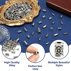 100Pcs 10 Styles Tibetan Style Alloy Beads&nbsp;FIND-YW0012-31
