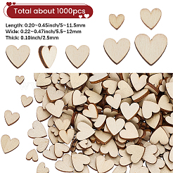 1000Pcs Undyed Natural Wood Beads&nbsp;WOOD-SC0002-34