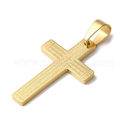 PVD Vacuum Plating 304 Stainless Steel Pendants&nbsp;STAS-C105-04G
