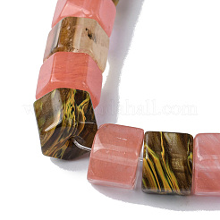Tigerskin Glass Beads Strands&nbsp;G-F743-03C