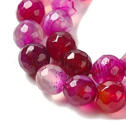 Natural Striped Agate/Banded Agate Beads Strands&nbsp;G-H1593-8mm-1