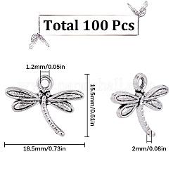 100Pcs Tibetan Style Alloy Pendants&nbsp;TIBE-SC0001-91