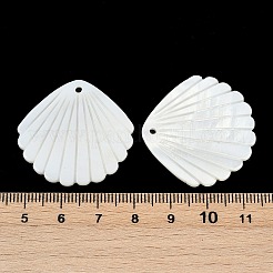 Natural Freshwater Shell Pendants&nbsp;SHEL-K006-45B