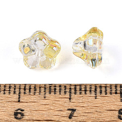 Electroplate Transparent Glass Beads Strands&nbsp;EGLA-N055-03A-10