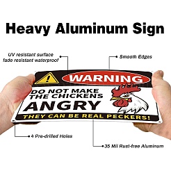 UV Protected & Waterproof Aluminum Warning Signs&nbsp;AJEW-WH0111-H10