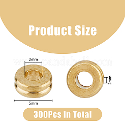 300Pcs Brass Spacer Beads&nbsp;KK-DC0003-59