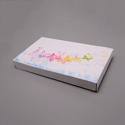木の新生児の手形/足跡の額縁  インプリント粘土で  新生児の足跡の装飾のため  ホワイト  350x178x18mm&nbsp;DIY-WH0092-63