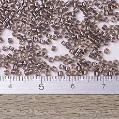 MIYUKIデリカビーズ  シリンダー  日本製シードビーズ  11/0  （db0912)スパークリングシナモンライニングトパーズ  1.3x1.6mm  穴：0.8mm  約20000個/袋  100 G /袋&nbsp;SEED-J020-DB0912