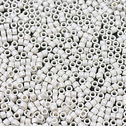 MIYUKIデリカビーズ  シリンダー  日本製シードビーズ  11/0  （db0551f）マットスターリングメッキ  1.3x1.6mm  穴：0.8mm  約10000個/袋  50 G /袋&nbsp;SEED-X0054-DB0551F