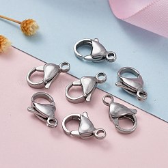 Tarnish Resistant 304 Stainless Steel Lobster Claw Clasps&nbsp;STAS-F182-01P-A