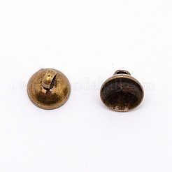 真鍮ビーズキャップペンダントベイル  グローブガラスバブルカバーペンダント作り用  アンティークブロンズ  8x6.5mm  穴：2mm  100個/袋&nbsp;KK-TAC0006-01AB