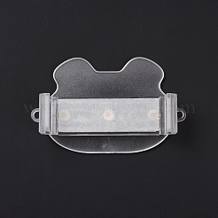 Tpu プラスチック携帯電話バック クリップ  伸縮性のあるグリップ クリップ ホルダー電話  クランプ携帯電話ケース用  クマの柄  9x5.6x1cm&nbsp;KY-G022-01B
